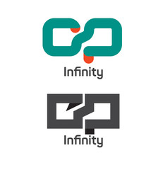 The concept of the logo is in the idea of an infinity tape.