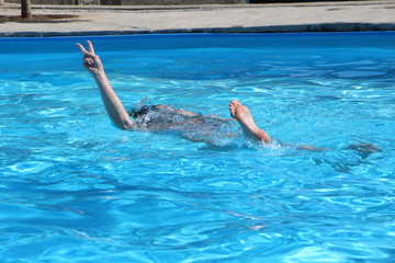 Sprung ins Wasser