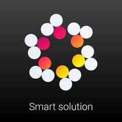 Modern logo for business. Vector illustration symbol