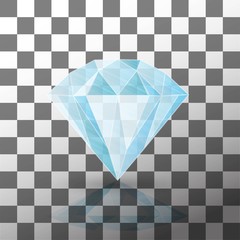 Diamond isolated on white - eps10
