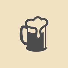 Beer glass icon