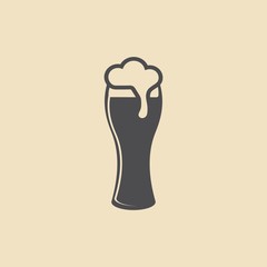 Beer glass icon