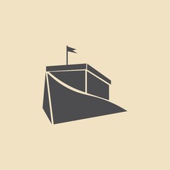 yacht vector icon