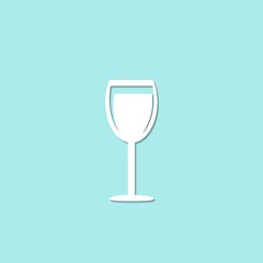 Alcohol goblet icon