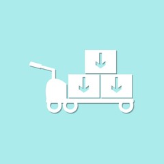 Fototapeta premium Delivery truck icon