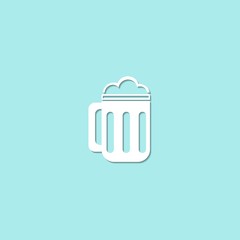 Beer glass icon