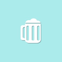 Beer glass icon