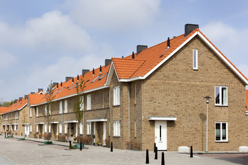 Contemporary neighborhood in the Netherlands