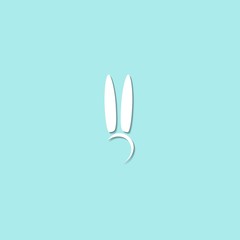 rabbit icon illustration