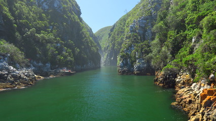 Schlucht im Storms River, Tsitsikamma Park, Südafrika