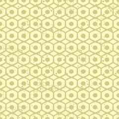 Seamless vector grunge pattern. Creative geometric background with screw nut. Grunge texture with attrition, cracks and ambrosia. Old style vintage design. Graphic vector illustration.