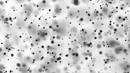 Beautiful monochrome bokeh blurred dots background defocused lights