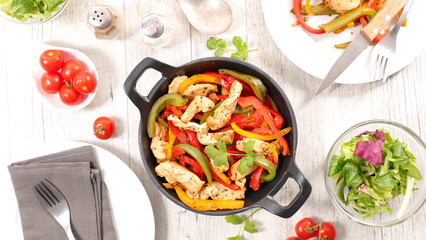 bell pepper with chicken
