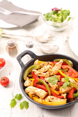 bell pepper with chicken