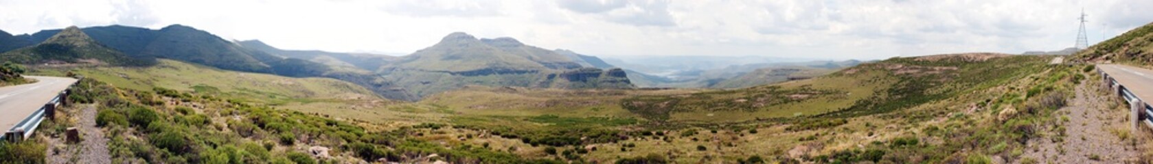 Fototapeta na wymiar Beautiful landscape and scenery in Lesotho, Southern Africa