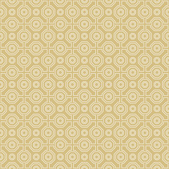 Geometric abstract vector octagonal background. Geometric abstract white ornament. Seamless modern pattern