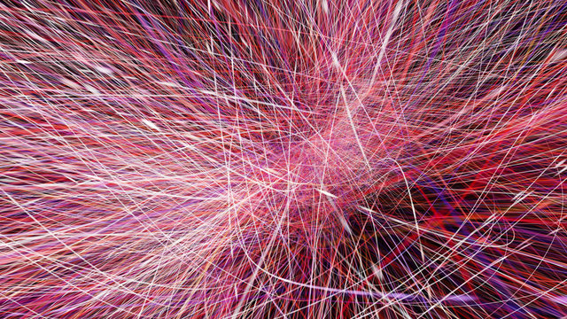 Abstract explosion burst of fireworks light © idea_studio