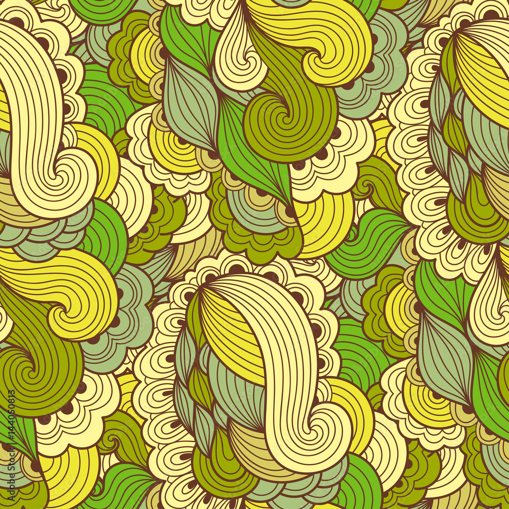 Poster seamless abstract hand-drawn waves pattern, wavy background. seamless pattern can be used for wallpa