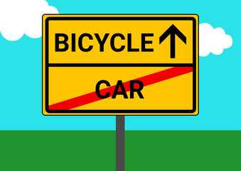 car; bicycle