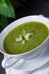 Wild garlic soup
