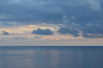 Magic sky over the sea