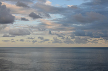 Magic sky over the sea