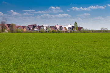 Baugrenze Neubau Ausblick Siedlungsgrenze