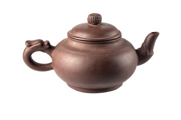 Chinese teapot isolated