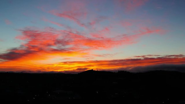 Amanhecer no interior.