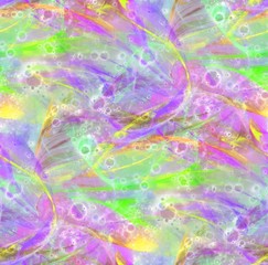 Seamless background with soap bubbles texture