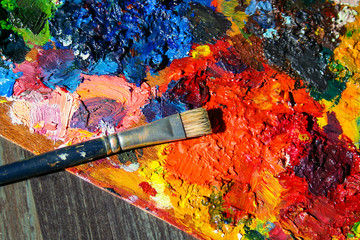 palette de peinture