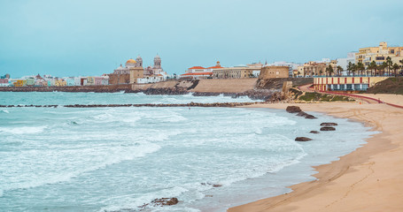 Cadiz coastline in winter. Southwestern Spain © Alex Tihonov