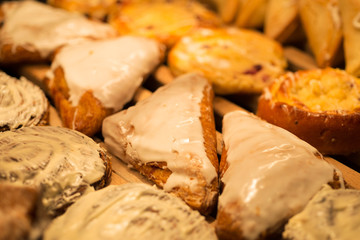 Selling fast food and pastries