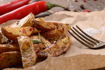 Fried potatoes