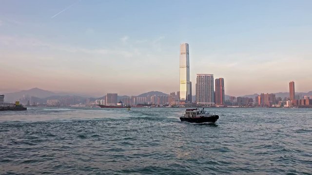 4K Timelapse of Hong Kong at Sunset