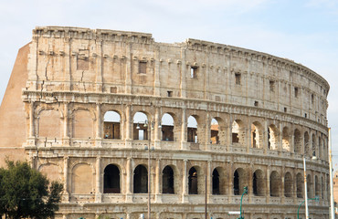 Naklejka premium colosseum rome amphitheater mustsee italy