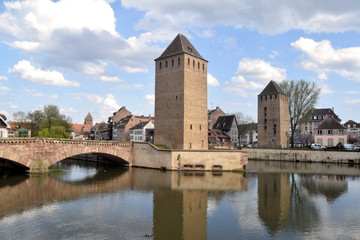 Fototapeta na wymiar The Bridges of Strasbourg - Alsace - France
