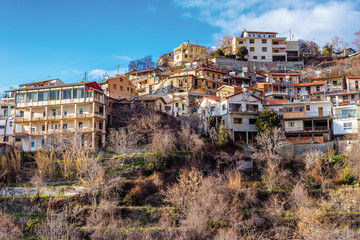 Obraz premium View of Agros village. Limassol District, Cyprus
