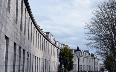 1820 grante crescent of Aberdeen townhouses