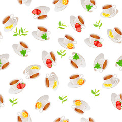 illustration of tea cup