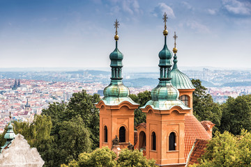 Obraz premium Cathedral of Saint Lawrence. Prague, Czech Republic