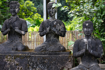 Fototapeta na wymiar Wat Xieng Khuan Buddha park. Vientiane, Laos..