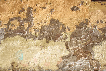 Scratched wall texture. Dirty grungy background. Used surface