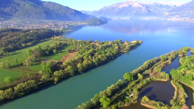 Trivio di Fuentes - Foce del fiume Adda nel Lago di Como (IT)