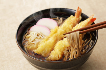 天ぷらそば　Japanese Tempura soba