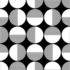 Polka dot seamless pattern.