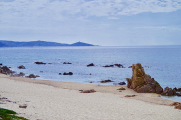 Fototapeta na wymiar beach corsica
