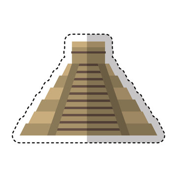 recommend clip art: mayan pyramid isolated icon vector illustration design