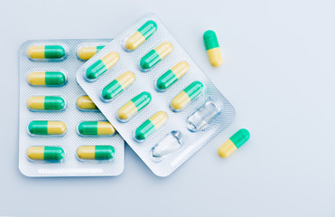 Tablets, pills in blister pack