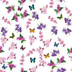 Obraz na płótnie Canvas blooming lilac flower